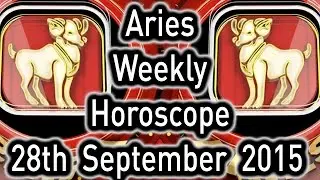 Aries Weekly Horoscopes From 28th September 2015 In Hindi