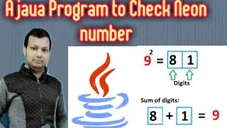 Java program to check Neon number