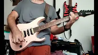 Shell Pink Ibanez RG with Jazz/JB