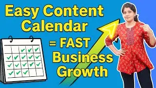 Social Media Content Calendar Banane ka Easy Tarika | Grow Your Business Fast