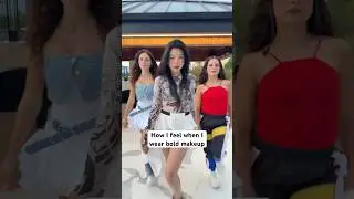 Что я чувствую, когда наношу яркий макияж #шорты