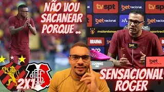 🦁🔥SENSACIONAL A COLETIVA DE ROGER SILVA ! SPORT 2X1 SANTA CRUZ !