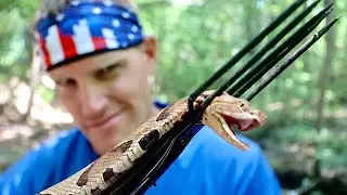 Catch and Cook Venomous Copperhead Snake!