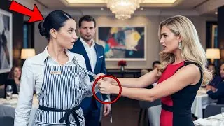 Подружка миллиардера порвала фартук официантки, не зная, что она настоящая владелица дома