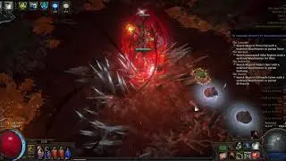 Glacial Cascade Miner Saboteur VS Atziri Queen of the Vaal latency 200+ PATH OF EXILE Indonesia