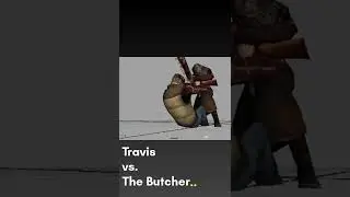 Travis vs The Butcher Silent Hill Origins 2006 dev animation! #shorts