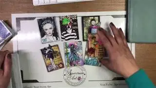 ATC Trade Event - Spectrum Art for Kateri's Krafty Ideas FB