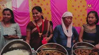 Nepali Wedding ma Food items haru | Sandeep & Premith Wedding video | Shorts - 11