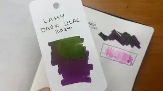 Inky Minutes: Lamy Dark Lilac (2024) Fountain Pen Ink.