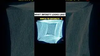 WHAT INFINITY LOOKS LIKE?🤔EARTH TO  INFINITY ZOOMING!♾️ #shorts #infinity #earth #space #universe
