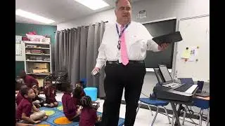 Mr.  Noonan with the Merge Cube