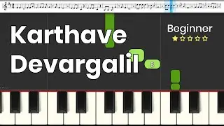 Karthave Devargalil Umakopanavar Yaar | Piano Play Along | Tamil Christian Worship Song