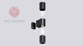 RiceLighting-How to install dual light source wall light?