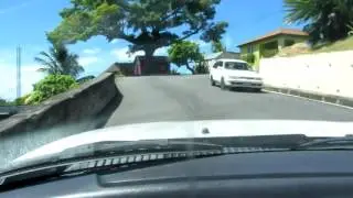 Montserrat - Most of the drive - Fox's Bay - Tropical Mansion Suites
