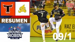 Resumen: Águilas Cibaeñas Vs. Toros del Este Round Robin (09/1/2026)