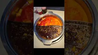 Popular Hotpot in Sichuan China. I was surprised how much tomato 🍅 they use. Very tasty. 🌶️