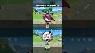 C6 ROSARIA VS C0 CITLALI #genshinimpact #genshin #shorts #shortvideo #sun_5w #mavuika #rosaria