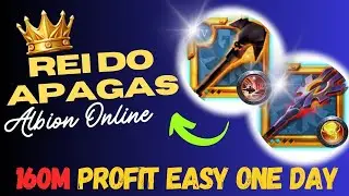 🔥 160M PROFIT APAGAS ALBION ONLINE | O REI DO APAGAS - O PAI DO BRECAS | O ABSOLUTO TANK DE APAGAS 🔥