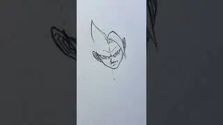 Jmarron drawing Goku Super Saiyan 3