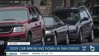 Car break-ins down 22% in San Diego in 2025