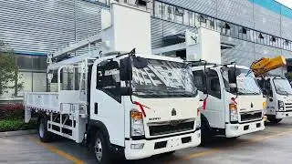 Sinotruk howo 18 meters folding arm aerial platform truck