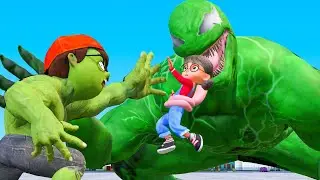 Nick Hulk and Police Squad vs Green Venom 3: The Last Dance | Scary Teacher 3D Marvel Studio #2024