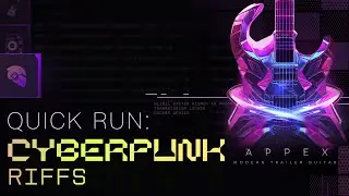 APPEX: Trailer Modern Guitar – Cyberpunk Category in Action