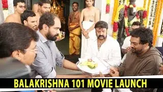 Balakrishna and Puri Jagannadh New Movie Launch || NBK 101 Launch || Rajamouli