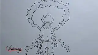 Como Desenhar Gear 5 Luffy F&Aacute;CIL | One Piece Art Timelapse