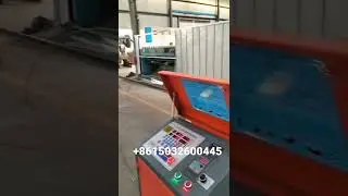 Wire rod straightening and cutting machine
