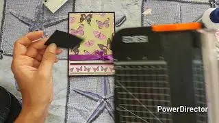 Tuto carte avec papillon #scrap #scrapbooking 
