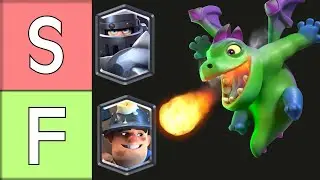 Casual Ranks EVERY CARD in Clash Royale