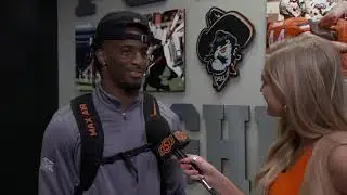 Justice Hill Bedlam Postgame Interview With Allison Gappa