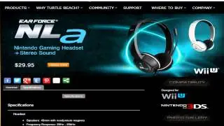 WII U OFFICIAL TURLEBEACH ONLINE HEADSET ANNOUNCED