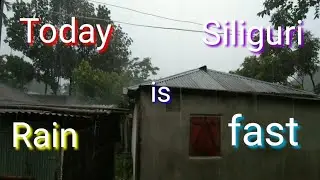 Siliguri rain || NJP Ralwaiy hospital near rain || very fast rain || by Slg Travelar Rkj