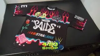 Чёрная футболка Chaos Saide в магазине 4:20 SHOP.