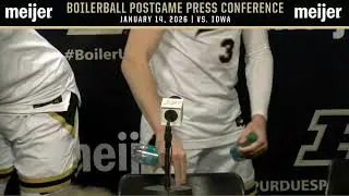 BoilerBall Postgame Press Conference | vs. Iowa