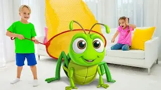 Ловля насекомых дома &mdash; дети узнают о насекомых и природе