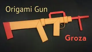 How to Make Groza Gun with Paper | Origami Gun Groza | How to Make Free Fire Gunn with Paper