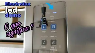 Modo demo, demonstração na geladeira Electrolux TF55, TF56, TF55S e TF56S