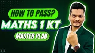 How to CLEAR MATHS 1 KT BACKLOG ? How to PASS / SCORE Engineering Mathematics 1 🔥