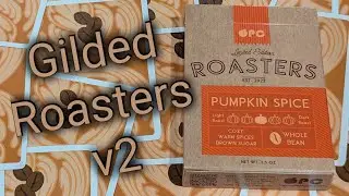 Daily deck review day 665 - gilded Roasters v2 playing cards by Organic playing cards
