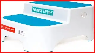 Prince Lionheart Dual Height UPPY2 Step Stool, Perfect Step Stool for Potty Training