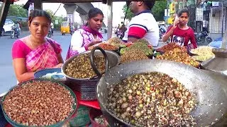MAKING OF SPROUTS FRY | HEALTHY STREET FOOD | ROADSIDE STREET FOOD | #FOODFERRY