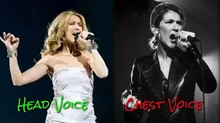 Céline Dion- HEAD/Mixed Vs. CHEST Voice! (Same Song Comparison)