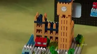 Nano Block Micro Brick Big Ben Brick set NBH029 Toy Review