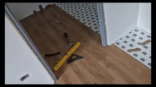Se poate! PARCHET fara praguri de trecere la usi! Parchet laminat pe incalzire in pardoseala
