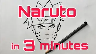 Naruto drawing. Easy method for kids and beginners 