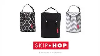 Skip Hop Baby Bottle Cooler Bag &ndash; Insulated Grab & Go #BabyTravel #MomEssentials