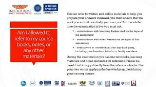 Enertech Qatar: Introduction to NEBOSH International General Certificate - Open Book Exams